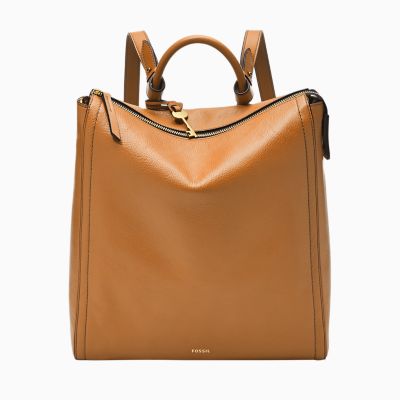 Sarah Camel Tote Bag, Large Vegan Tote Bag