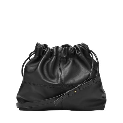 Fossil Black Bucket Bags