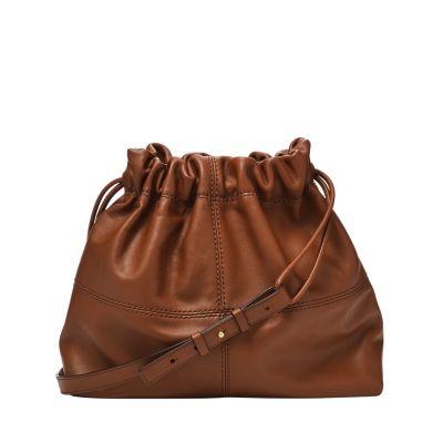 Gigi tan cheap leather bag