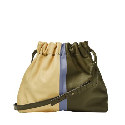 Color Leather Drawstring with Slide