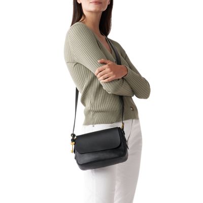 Fossil harper leather crossbody on sale bag