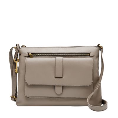 Fossil kinley leather hot sale crossbody bag