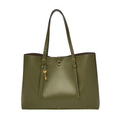 Leather tote