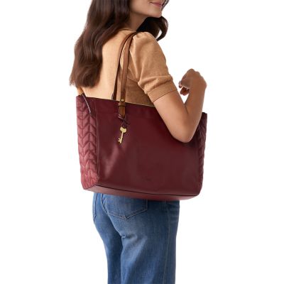 フォッシル　RACHEL TOTE　トート　エコレザー(天然皮革)