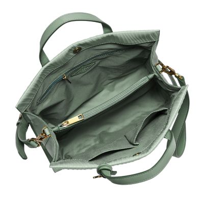 Fossil carmen 2025 shopper green