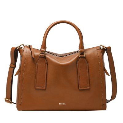 Parker Medium Metallic Leather Shoulder Bag