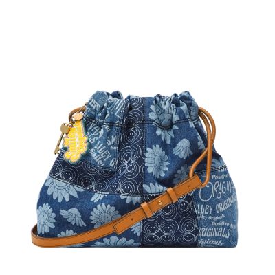 

Fossil Femmes Sac porté épaule à cordon de serrage Fossil X Smiley®