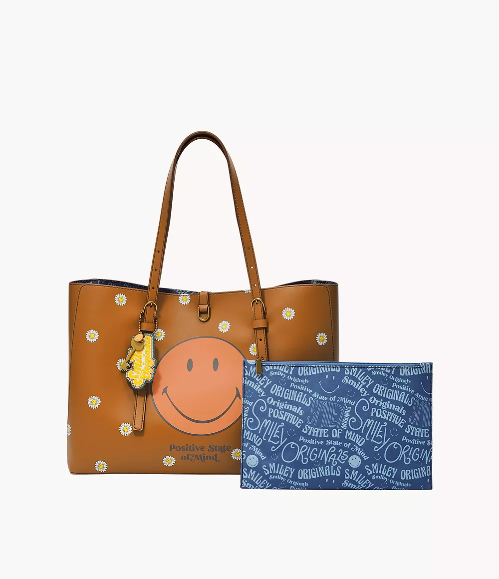 Fossil Women's Fossil X Smiley® Vegan Cactus Sustainable Tote