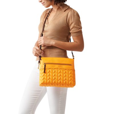 Large fossil crossbody hot sale