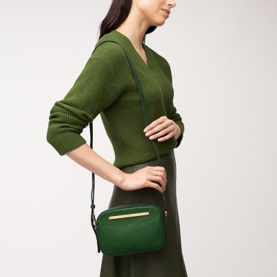 Fossil bag online green