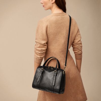 Fossil satchel cheap