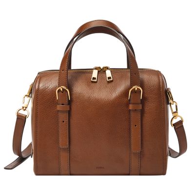 Carlie Leather Satchel Bag