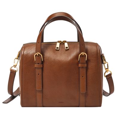 Carlie Leather Satchel Bag  ZB1772200