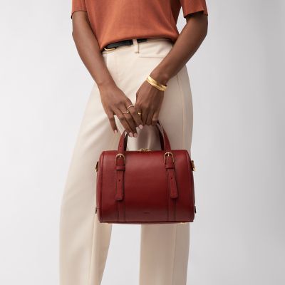 Carlie Leather Satchel