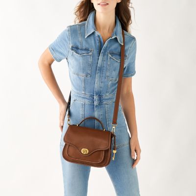 Fossil top best sale handle bag