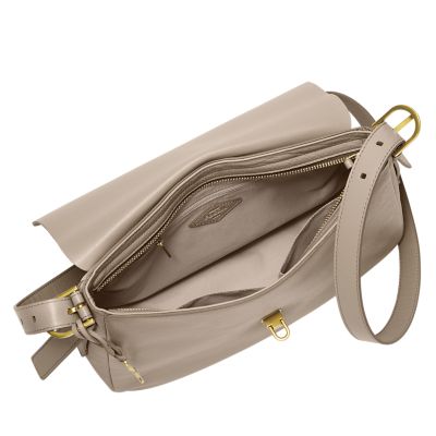 Harper Leather Large Flap Crossbody Bag