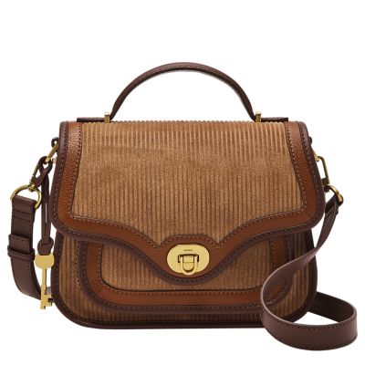 Heritage Leather Top Handle Crossbody Bag - ZB1816249 - Fossil