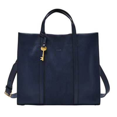 Fossil store navy bag