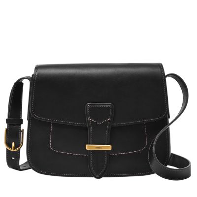 Fossil black and white on sale crossbody