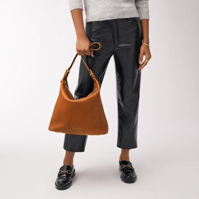 Fossil hot sale hobo handbags