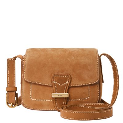 Tremont Leather Small Flap Crossbody Bag - ZB1824230 - Fossil