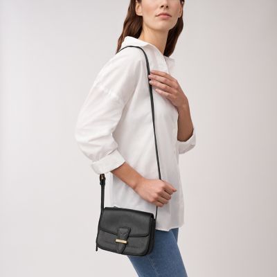 TREMONT レザー スモールフラップクロスボディバッグ - ZB1825001 - Fossil