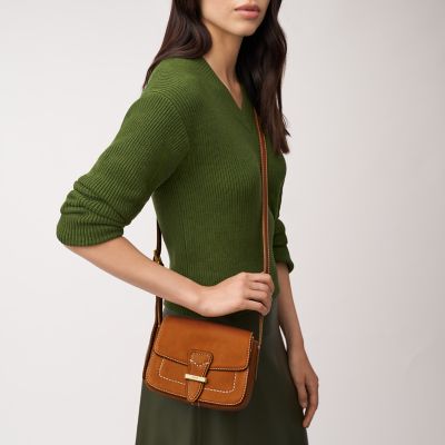 Tremont Leather Small Flap Crossbody Bag