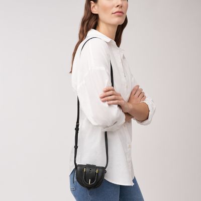 Harwell Leather Micro Flap Crossbody Bag - ZB1849001 - Fossil