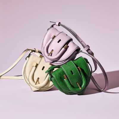 FOSSIL フォッシル HARWELL マイクロフラップ クロスボディ Fossil Crossbody, Mahogany W/Suede Flap: Handbags: Amazon.com
