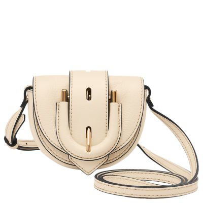 Bebe Crossbody Long Strap Purse White Color