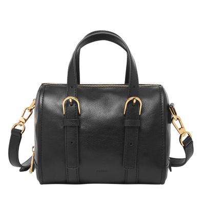 Mini sac double porté Carlie en cuir