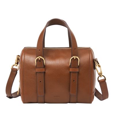 Mini sac double porté Carlie en cuir