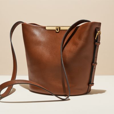 Penrose Leather Bucket Bag ZB1865200 Fossil