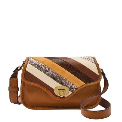 

Fossil Femmes Mini sac porté croisé avec rabat Heritage