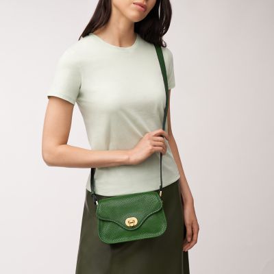 Green on sale fossil purse