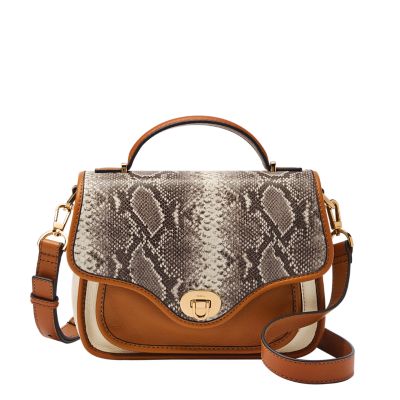 

Fossil Femmes Sac porté croisé avec anse sur le dessus Heritage