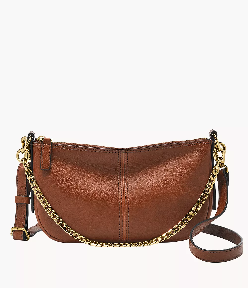 Image of Jolie Leather Baguette Bag