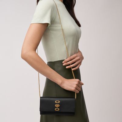 Penrose Leather Wallet Crossbody Bag