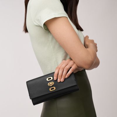 Penrose Leather Wallet Crossbody Bag