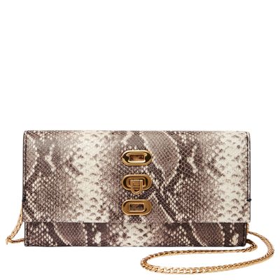 Fossil best sale snakeskin purse