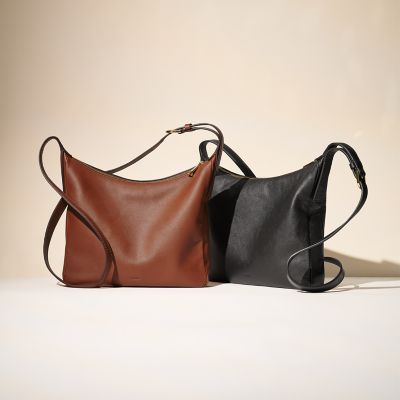 Cecilia Leather Top Zip Crossbody Bag - ZB1888001 - Fossil