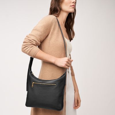 Zip top clearance leather crossbody bag