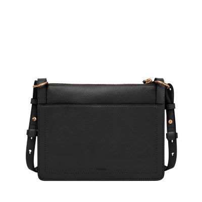 Patent leather crossbody bag