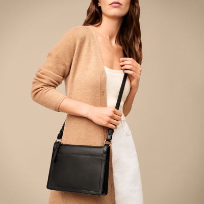 Fossil leather outlet crossbody bag