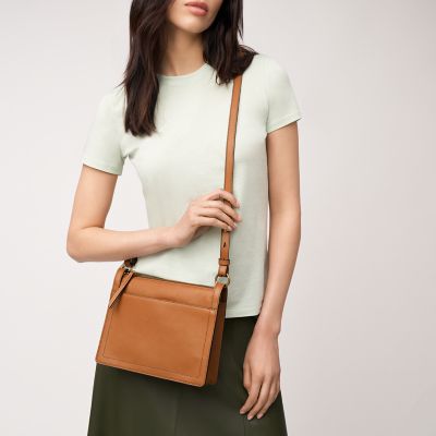 Leather crossbody bag