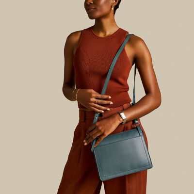 Taryn Leather Crossbody Bag