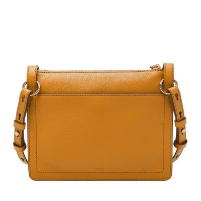 Fossil leather crossbody hotsell