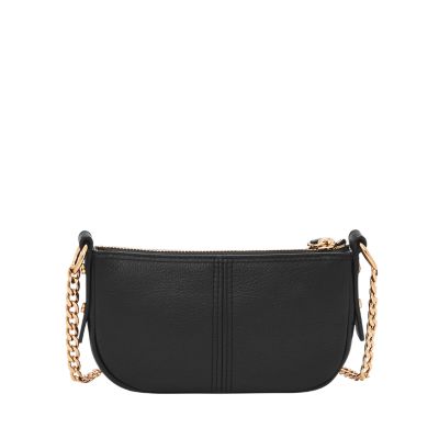 Jolie Leather Mini Baguette Crossbody Bag