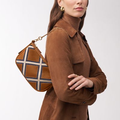 Bolso discount baguette marron