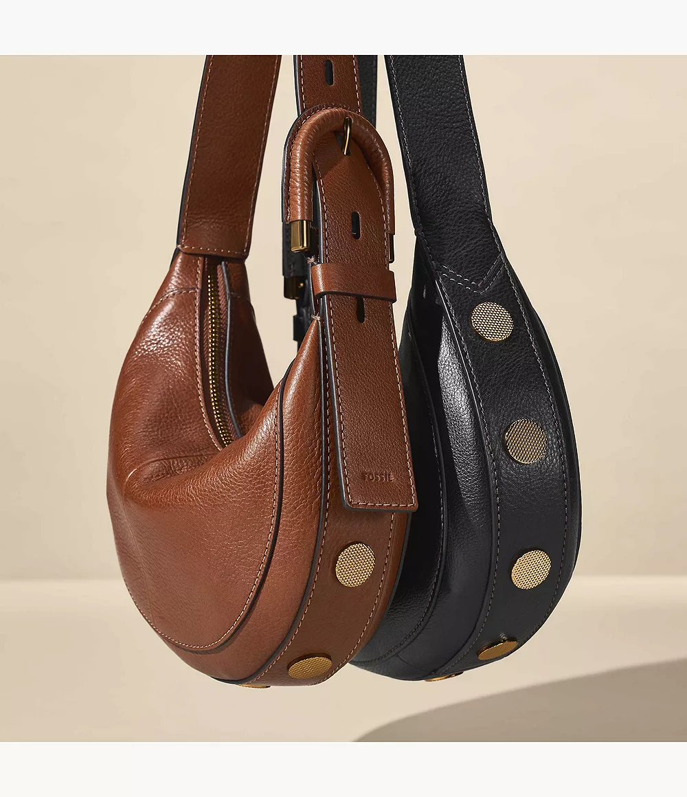 Harwell Leather Crescent Bag